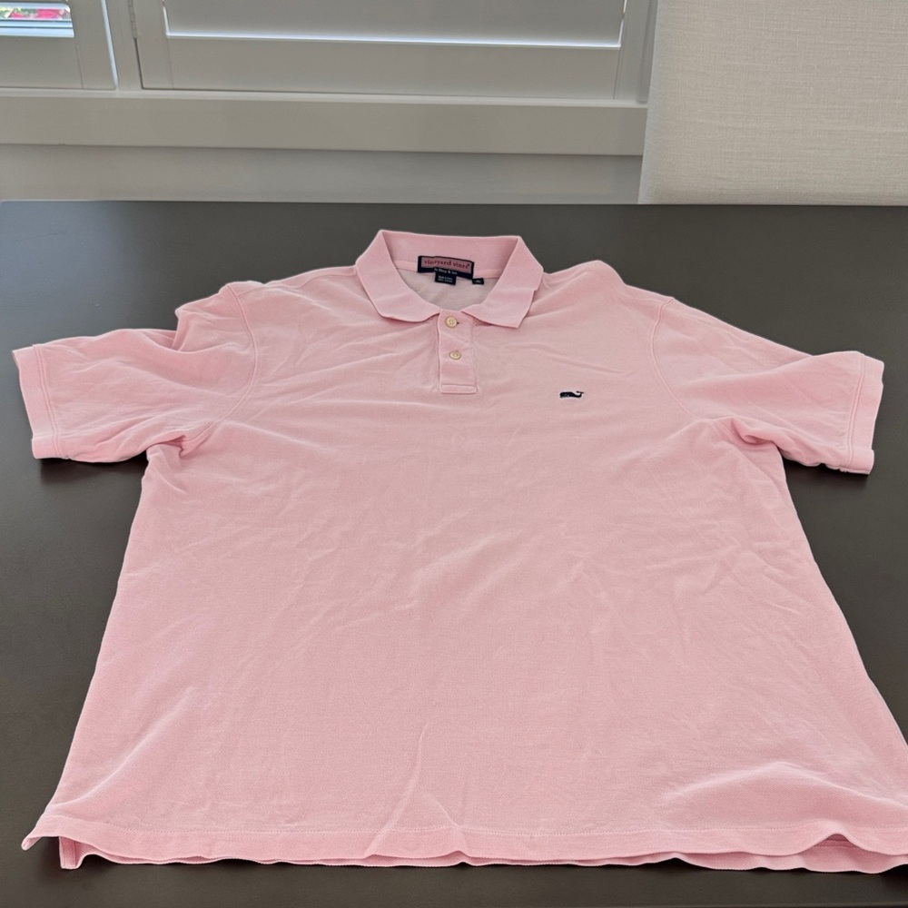 Vineyard Vines Pink Polo Shirt for Men